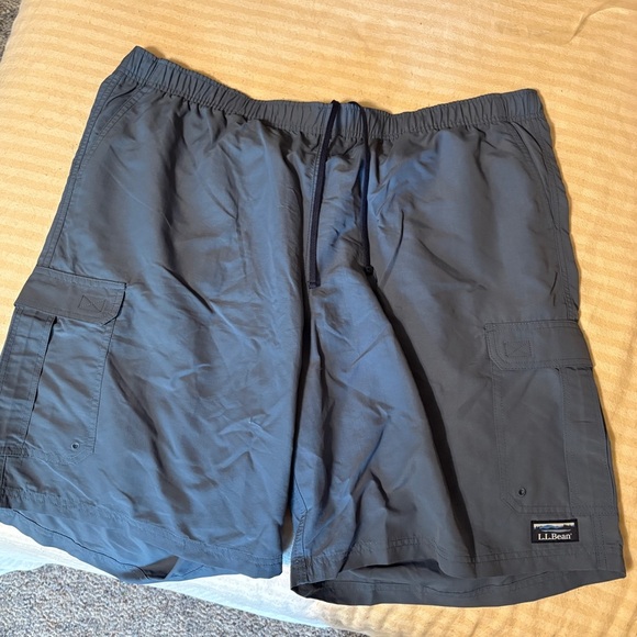 NWT L.LBean Men’s Blue Supplex Sport Shorts 10” UPF+50 - Picture 1 of 8
